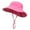 Pink, variant on OGLCCG UPF 50+ Beach Baby Sun Hat Sun Protection Cute Wide Brim Summer Toddler Girl Boy Bucket Hats with Neck Flap