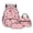 Axolotl & Strawberry Pink, variant on Peacock Butterrfly Floral Print School Supplies for Students 17 Inch Backpack with Lunch Box Pencil Case 3Pcs Set Large Capacity Bookbag for Boys Girls Back to School Gifts