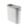 thumbnail image 2 of Kchsji Narrow Space Trash Can with Lid, Slim Design Pressure Activated Open and Soft Close, 10L Capacity for Small Areas, For Bathroom Toilet Kitchen and Living Room Corner, 2 of 6