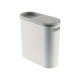 thumbnail image 2 of Cubo de basura de plástico Cubo de basura para espacios estrechos Tapa activada por presión Contenedor sanitario Contenedor de almacenamiento para espacios estrechos de cocina Baño Inodoro Sala de est, 2 of 6