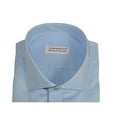 thumbnail image 2 of Men 100% Italian Cotton Shirt Non Iron SORRENTO Turkey Spread Collar 4883 Blue, 2 of 6