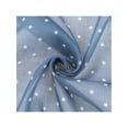thumbnail image 4 of INSPIRE CHIC Women Polka Dots Cotton Linen Scarves, Retro Solid Color Plain Square Neckerchief Neck Scarf 22.8x22.8" Gray Blue-Less Dots, 4 of 6