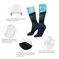 thumbnail image 4 of Bingfone Compression Socks for Women and Men Long Socks for Running Athletic Cycling Nurse-Undersea Shark, 4 of 8