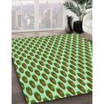 thumbnail image 3 of Ahgly Tapis Rectangulaire Lavable en Machine Intérieur Transitionnel Vert Clair, 2 Pieds x 4 Pieds, 3 of 7