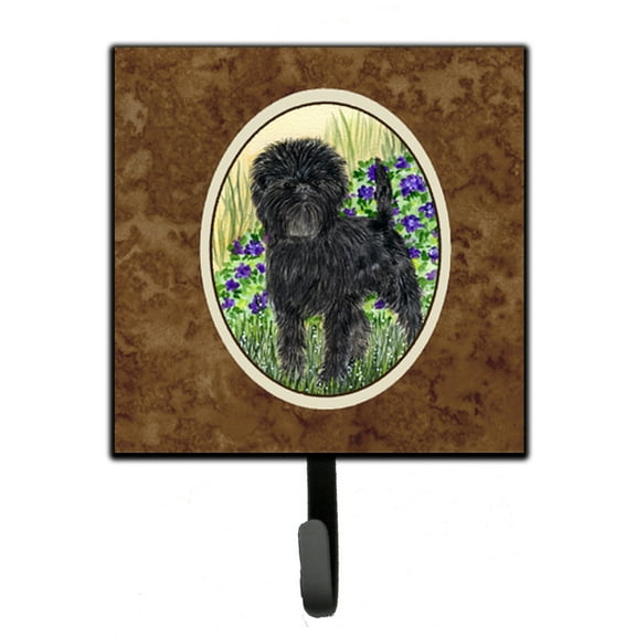 Carolines Treasures Affenpinscher Leash or Key Holder Single Hook multicolor