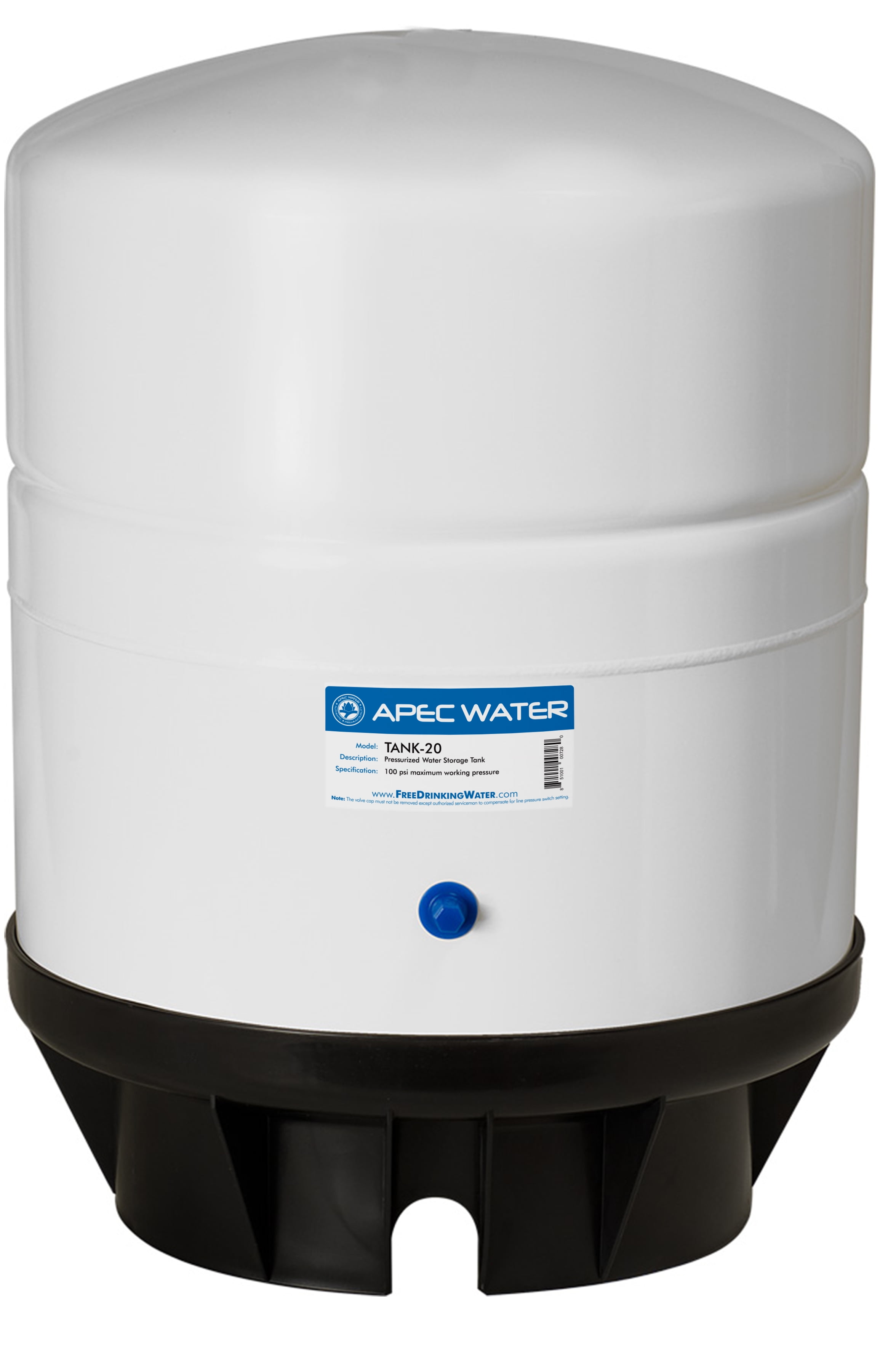 APEC 20 Gal. PrePressurized Residential Commerical Industrial Reverse