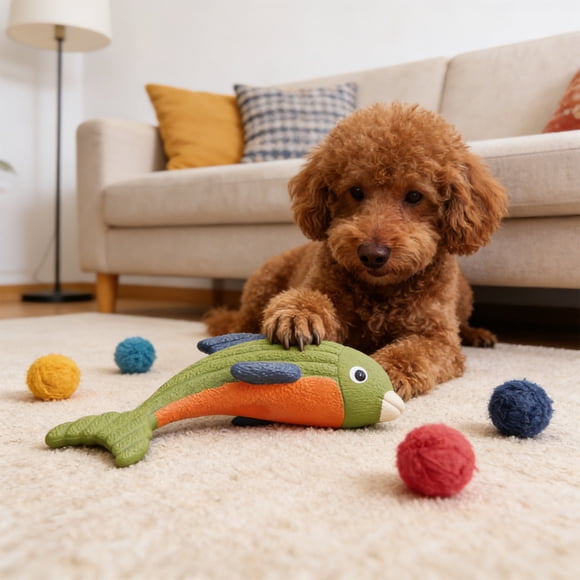 Dpityserensio Jouets pour Chiens en Latex en Forme d'Animaux Couineurs Conviennent aux Chiens de Petite à Moyenne Taille Qui Aiment Mâcher Offrant un Jouet à Mâcher Durable pour la Poussée Dentaire