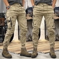 thumbnail image 5 of Pantalones de camuflaje azul marino para hombre, pantalones harén Y2k holgados de carga coreana para hombre, ropa técnica de alta calidad para exteriores, pantalones de trabajo de hip hop apilados, 5 of 5