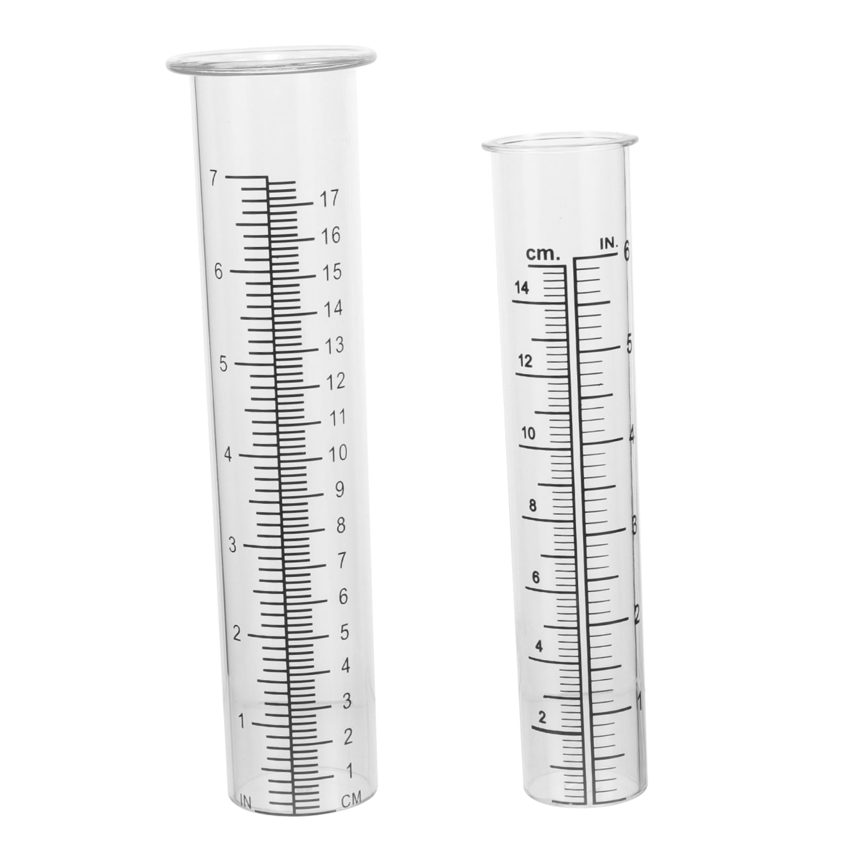 Raindrops 2Pcs Rain Measure Gauge Garden Accurate and Reliable for Homeowners