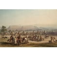 thumbnail image 2 of Bodmer, Karl 14x11 White Modern Wood Framed Museum Art Print Titled - Camp of the Piekann Indians, 2 of 4