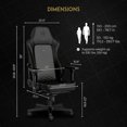 thumbnail image 2 of noblechairs HERO Series Black/Gold, 2 of 5