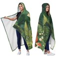thumbnail image 2 of Cozy Fox Wearable Blanket Hoodies for Bedding Travelling Cute Foxes Hooded Blankets for Women Men Adults Fox Lovers Decor Birthday Gifts 60×80 Inch, 2 of 5