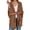 Coffee, variant on Long Sleeve Women's Open Front Batwing Fuzzy Knit Sweaters Chunky Cardigan