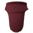 thumbnail image 3 of LA Linen Spandex Cover fitted for 55 Gallon Trash can on wheels, Blue Light, 3 of 7
