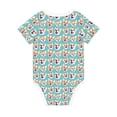 thumbnail image 5 of Balery Cute Corgi Head Pattern Baby Climbing Clothes Infant Bodysuit Cute Infant Bodysuit Baby Romper-12 Months, 5 of 7