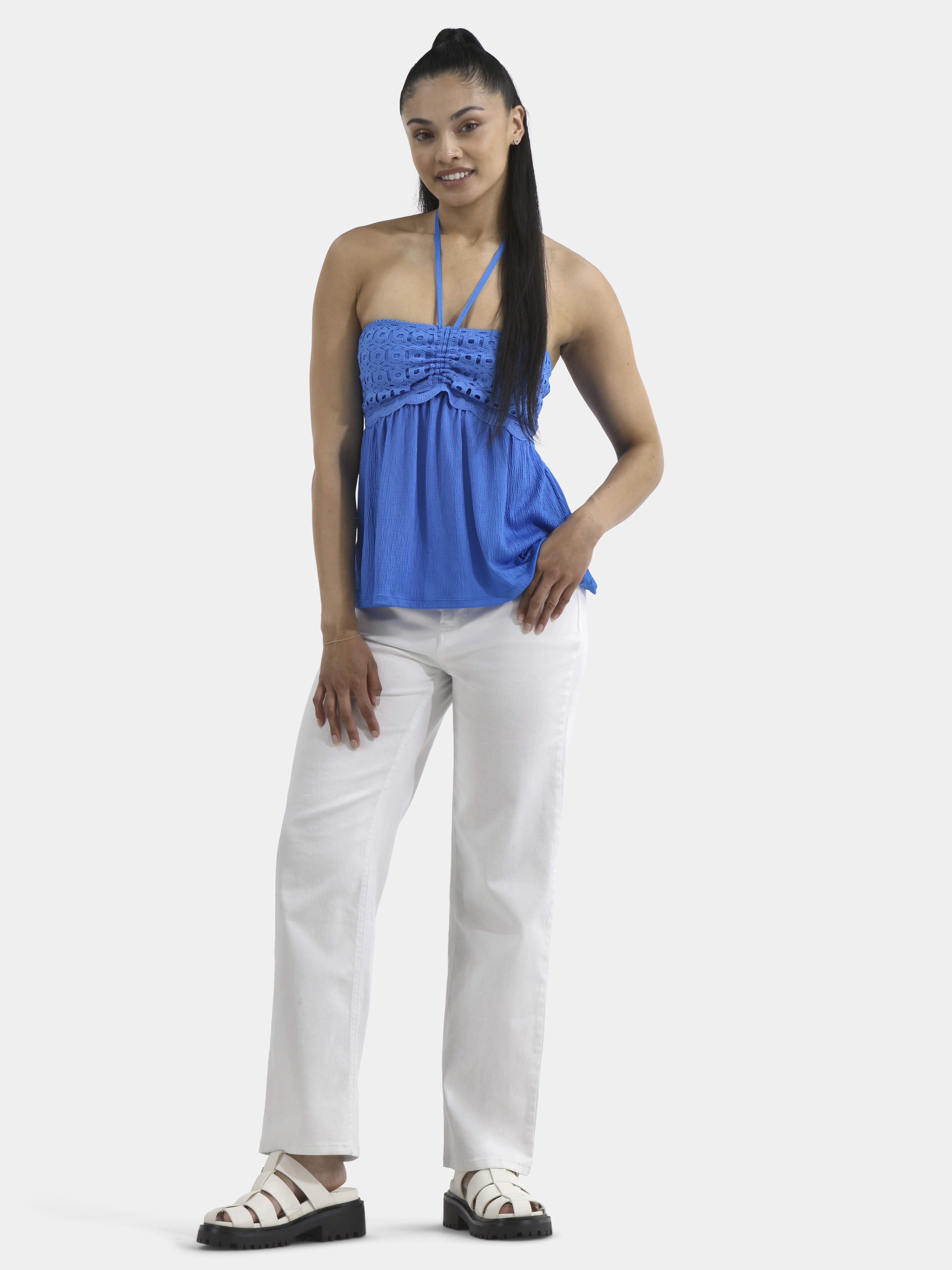 No Boundaries Convertible Halter Top, Women's