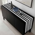thumbnail image 5 of Black Grey Stripe Table Runner 72 Inches Long, Minimalist Farmhouse Striped Kitchen Coffee Dining Table Decoration for Home Party Birthday Wedding Home Decor 13x72 Inches, 5 of 8