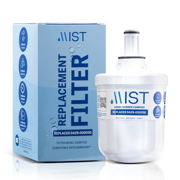 Mist DA29-00003G Refrigerator Water Filter Replacement for Samsung DA29-00003F, HAFCU1 NSF Certified