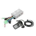 thumbnail image 3 of Controlador de velocidad de motor sin escobillas de 350 W, 36 V y 48 V con acelerador de pulgar y panel LCD GZ3 para scooter eléctrico., 3 of 14