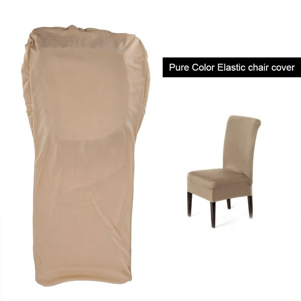 Walfront Half Cover Pure Color Chair Cover Strong Elastic