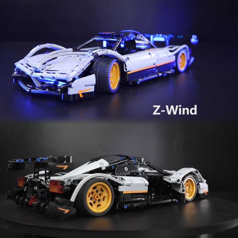 CaDA Pull-Back Race Car Building Kit - 321 PCS STEM Toy For Kids Ages 6+