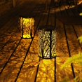 thumbnail image 2 of Solar Lantern Lights, Outdoor Hanging Lamp for Patio, IP54 Waterproof Garden Light Cylinder Tree Lanterns, 2 of 5