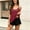 Wine, variant on Women Pajama Tops Solid Decorative Thin Spaghetti Strap Layering Casual Cami Sleep Top