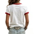 thumbnail image 3 of Women's Never Forget 911 Memorial T Shirt We Will Never Forget 9/11 Tee American Flag Patriotic Shirt, S, 3 of 3