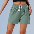 thumbnail image 5 of cfhntfmh Women's Plus Size Athletic Shorts High Waisted Running Shorts Pocket 5" Sporty Shorts Gym Workout Summer Shorts, 5 of 7