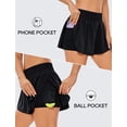 thumbnail image 2 of Shorts CRZ YOGA 2 en 1 con Falda Fluida y Secado Rápido 3" Talle Pequeño, 2 of 7