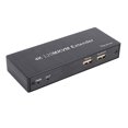 thumbnail image 1 of 4K 120m KVM Extender, HD Multimedia Interface KVM USB Extender Transmit 1080p HD Video Over Cat5e/6/6a/7 Ethernet Cable 120m for Mouse and Keyboard Control Remote Signals, 1 of 7