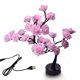 thumbnail image 3 of Cateissary Luz nocturna de árbol de rosas, luz de con Control táctil a batería, lámpara de cumpleaños para vacaciones, decoración iluminada Iluminación navideña Rosado, 3 of 6