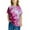 Multicolor a2, variant on Spazoro Toddler Girls T-shirts, Printed Summer Casual Crewneck Short Sleeve Tops Tee Multicolor Size 3-4T
