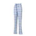 thumbnail image 5 of Sylvamorning Pantalon Long Décontracté à Lacets pour Femmes à Carreaux, 6 Options de Couleur, 5 of 5