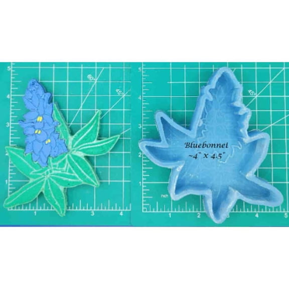 Bluebonnet Silicone Freshie Mold