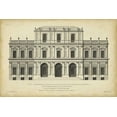 thumbnail image 2 of Hulsbergh, H. 14x11 White Modern Wood Framed Museum Art Print Titled - Vintage Facade I, 2 of 4