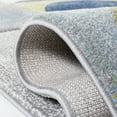 thumbnail image 5 of SAFAVIEH Hollywood Damhan Abstract Area Rug, Grey/Blue, 8' x 8' Square, 5 of 7