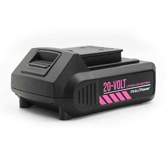 Pink Power PP202 20 Volt Replacement Battery for Drill Kit, Cordless Stick Vacuum and Cordless Detail Sander