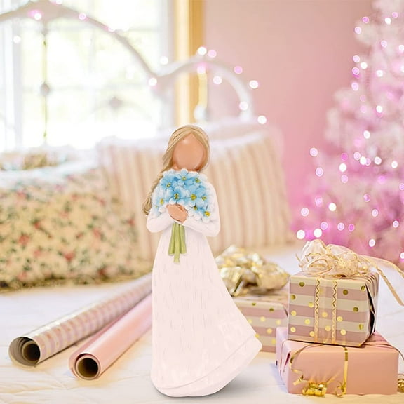 Angel Figurine Praying Angel Sculpture, Encouragement Present, Home Decoration Gift to Show Love, Sympathy, Gratitude, Friendship