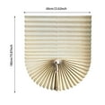 thumbnail image 3 of Temporary Pleated Window Blinds, Light Filtering Cordless No-Drill Shades, Stick-On Adjustable Paper Blinds for Privacy & UV Protection, Easy to Cut & Install in Nursery Bedroom Bathroom, 3 of 4