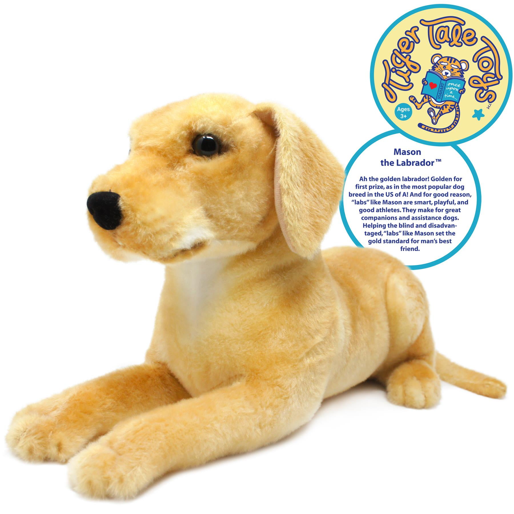 Mason the Labrador | 19 Inch Large Labrador Dog Stuffed Animal Plush | By Tiger Tale Toys
