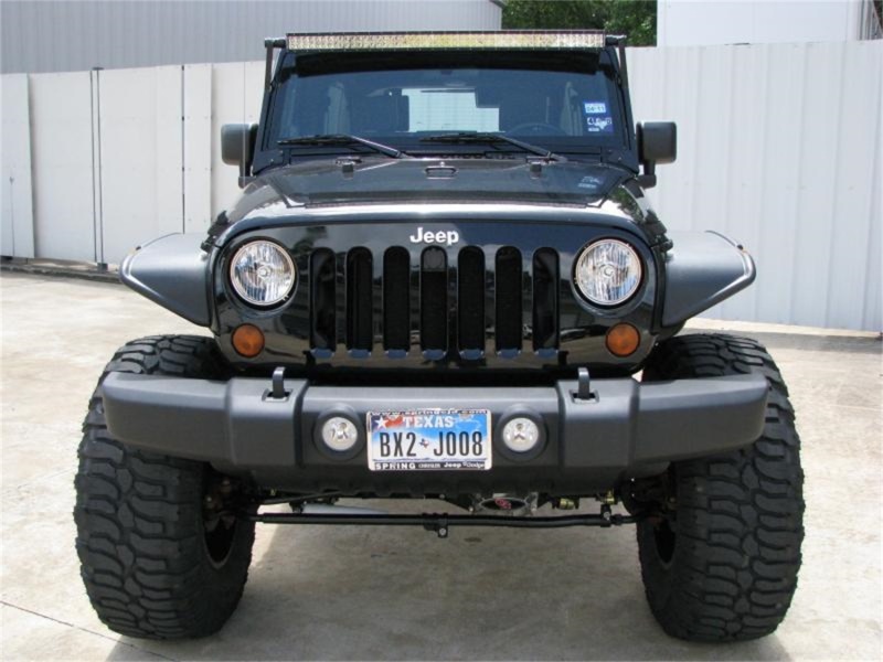 NFab Windshield Mount 0717 Jeep Wrangler JK 4 and 2 Door Tex. Black