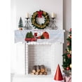 thumbnail image 5 of Merry Christmas Mantel Scarf Fireplace Decorations for Living Room, Farmhouse Xmas Tree Truck Winter Holiday Fireplace Mantel Scarf Cover Runner for Halloween/Thanksgiving/Christmas Decor 90"x17", 5 of 6