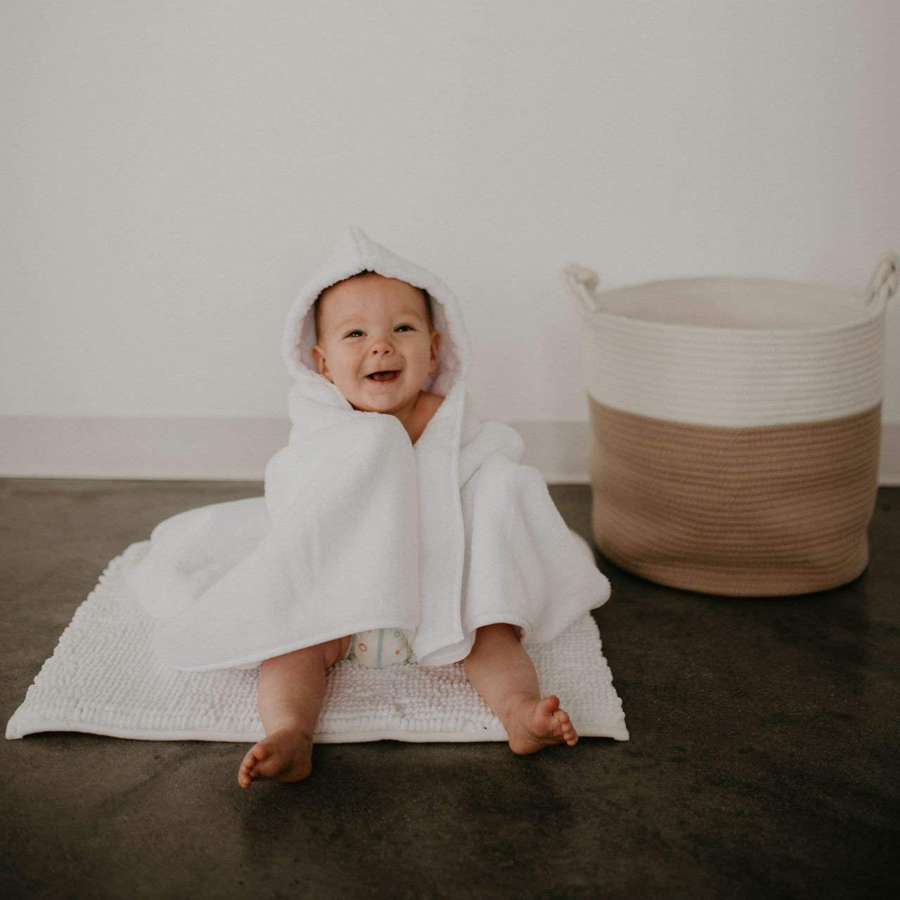 Parker Baby Co. Cotton Hooded Bath Towel - Infant