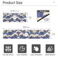 thumbnail image 3 of Yayeee Faucet Mat for Kitchen Sink 14.7" Diatomite Long Splash Guard Pad, Blue Wave Pattern, 3 of 7