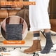 thumbnail image 3 of Calcetines EBMORE de lana merino térmicos cálidos para mujer y hombre, 4 pares, 3 of 6