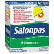 Salonpas Pain Relieving Patch, 140 Patches