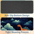 thumbnail image 4 of Starry Dinosaur 8.3x9.8 Inch Square Printed Desk Mat Mouse Pad for Office and Gaming, Non-Slip Rubber Bottom, 4 of 6