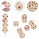 thumbnail image 2 of 2025 120 Pcs Wooden Beads Smile Beads Macrame Beads Wooden Beads For Crafting Spacer Beads Wooden Beads Decor, 2 of 2