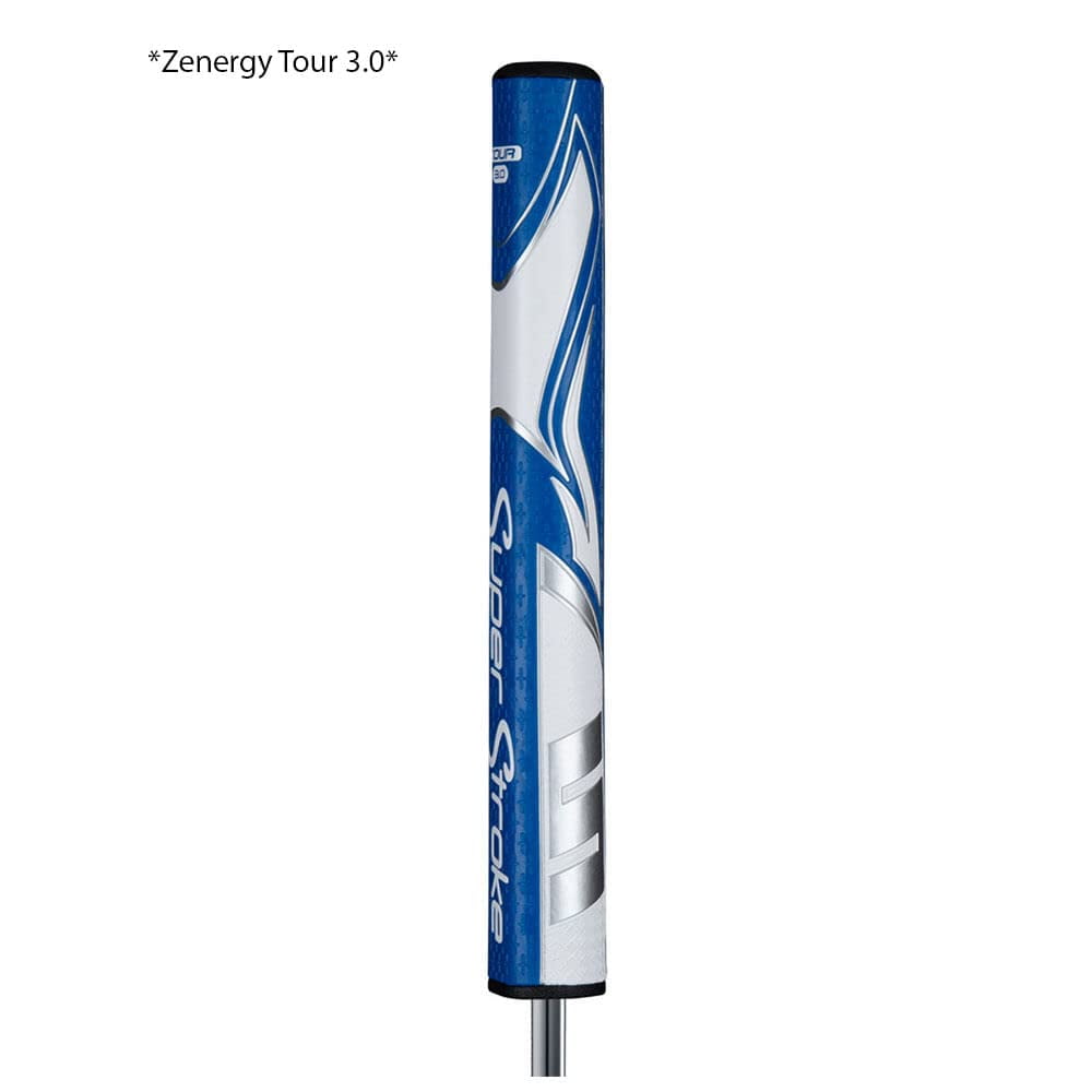 SuperStroke Golf Zenergy Tour Series 5.0 Putter Grips Blue/White